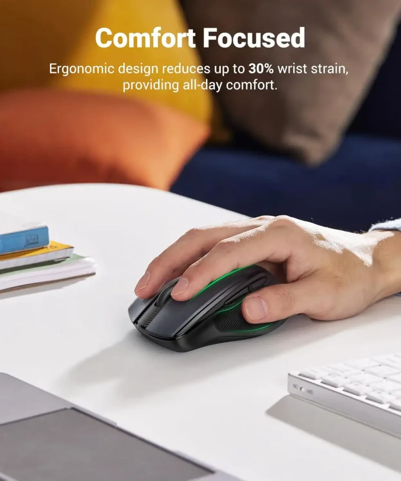 ماوس بی سیم یوگرین UGREEN Wireless Mouse 2.4G MU006 13 ماوس بی سیم یوگرین UGREEN Wireless Mouse 2.4G MU006 - Image 5