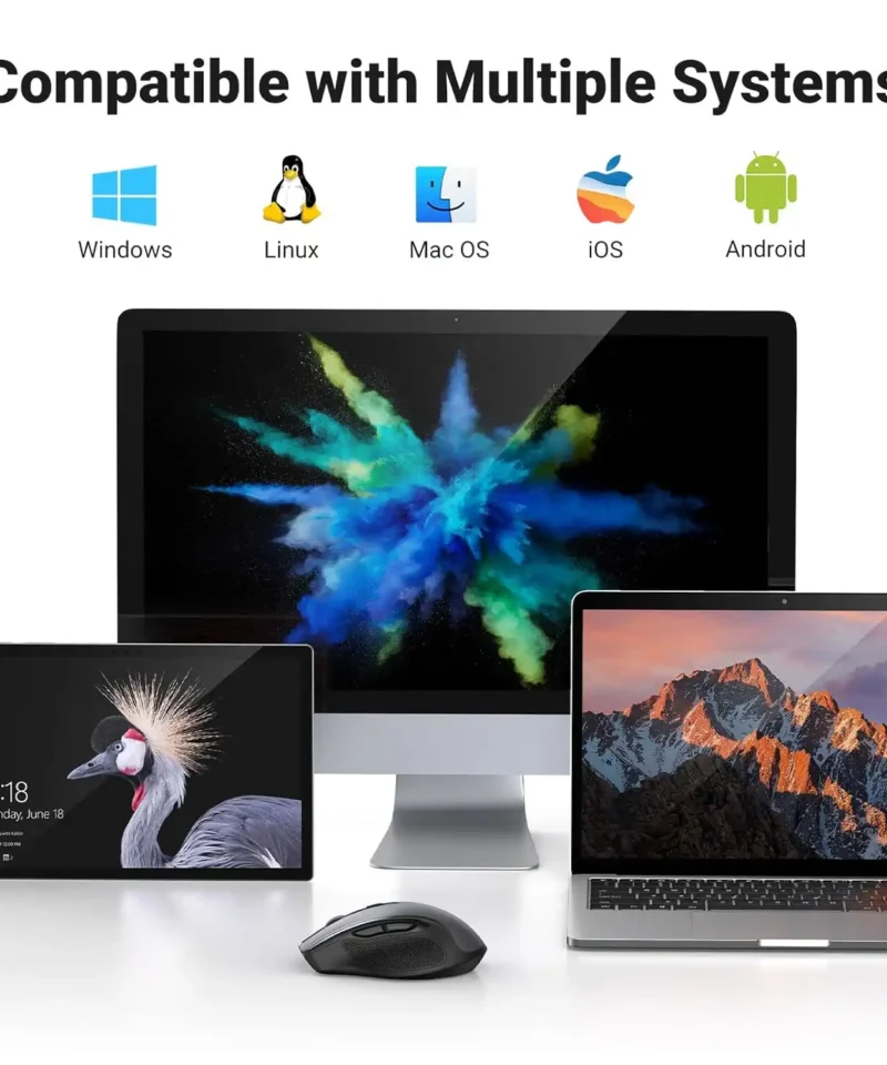 ماوس بی سیم یوگرین UGREEN Wireless Mouse 2.4G MU006 16 ماوس بی سیم یوگرین UGREEN Wireless Mouse 2.4G MU006 - Image 8