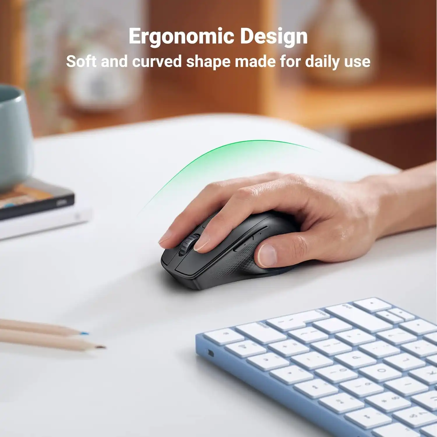 ماوس بی سیم یوگرین UGREEN Wireless Mouse 2.4G UM101 2 ماوس بی سیم یوگرین UGREEN Wireless Mouse 2.4G UM101 - Image 2
