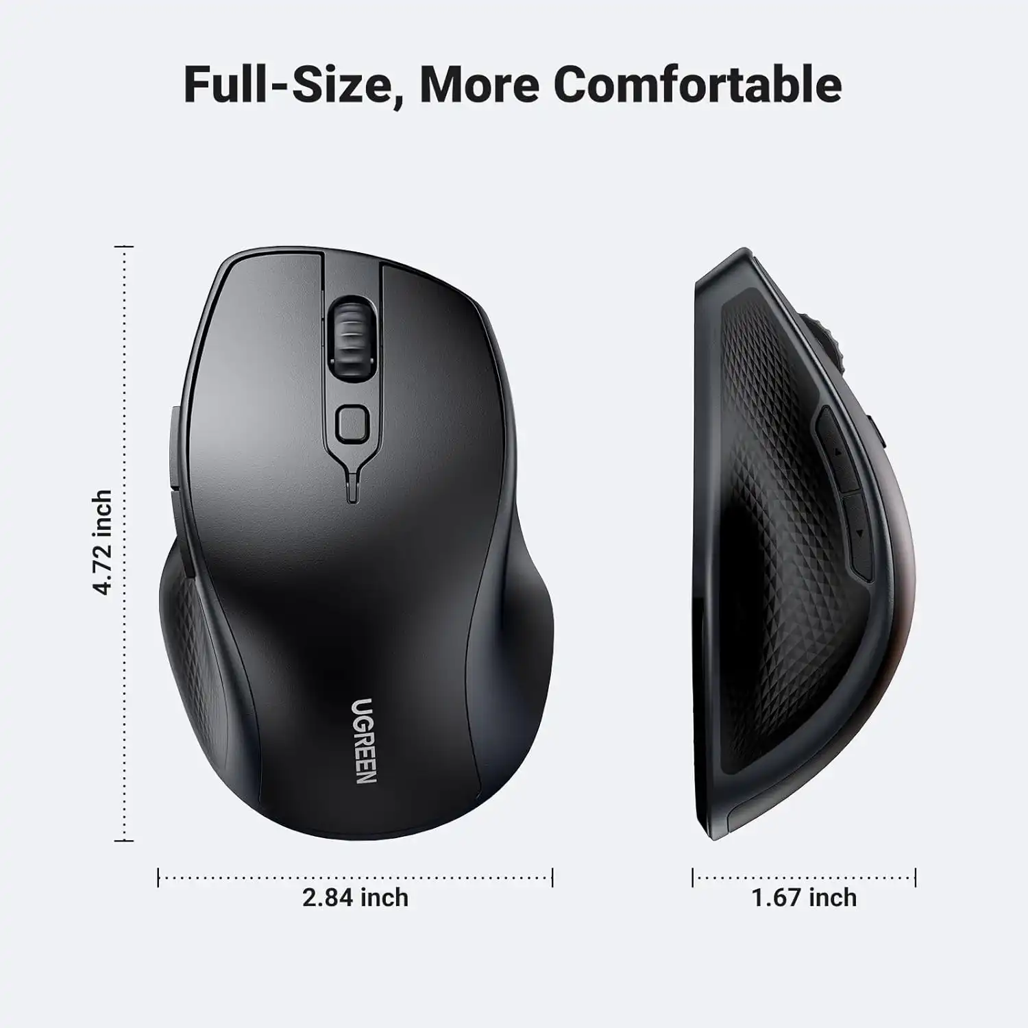 ماوس بی سیم یوگرین UGREEN Wireless Mouse 2.4G UM101 3 ماوس بی سیم یوگرین UGREEN Wireless Mouse 2.4G UM101 - Image 3