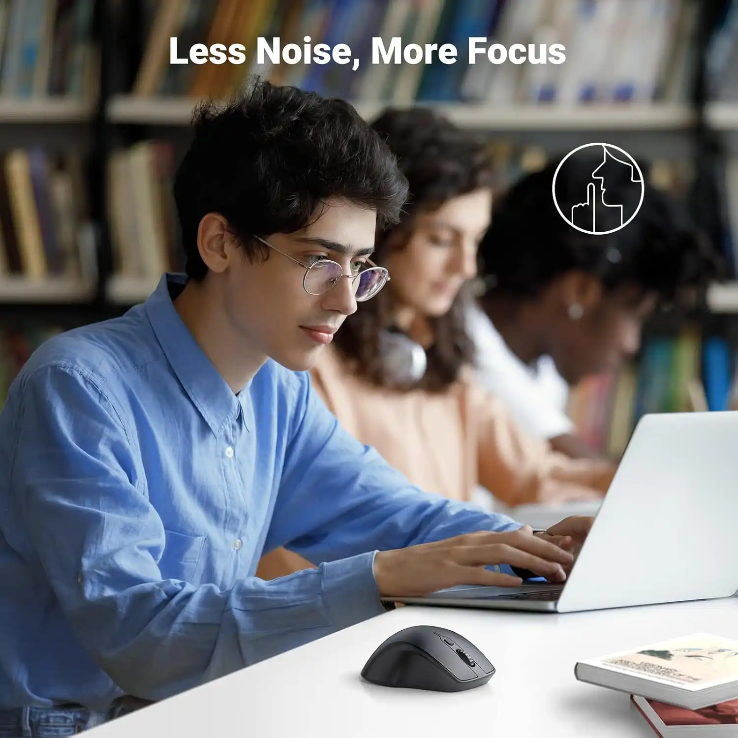 ماوس بی سیم یوگرین UGREEN Wireless Mouse 2.4G UM101 8 ماوس بی سیم یوگرین UGREEN Wireless Mouse 2.4G UM101 - Image 8