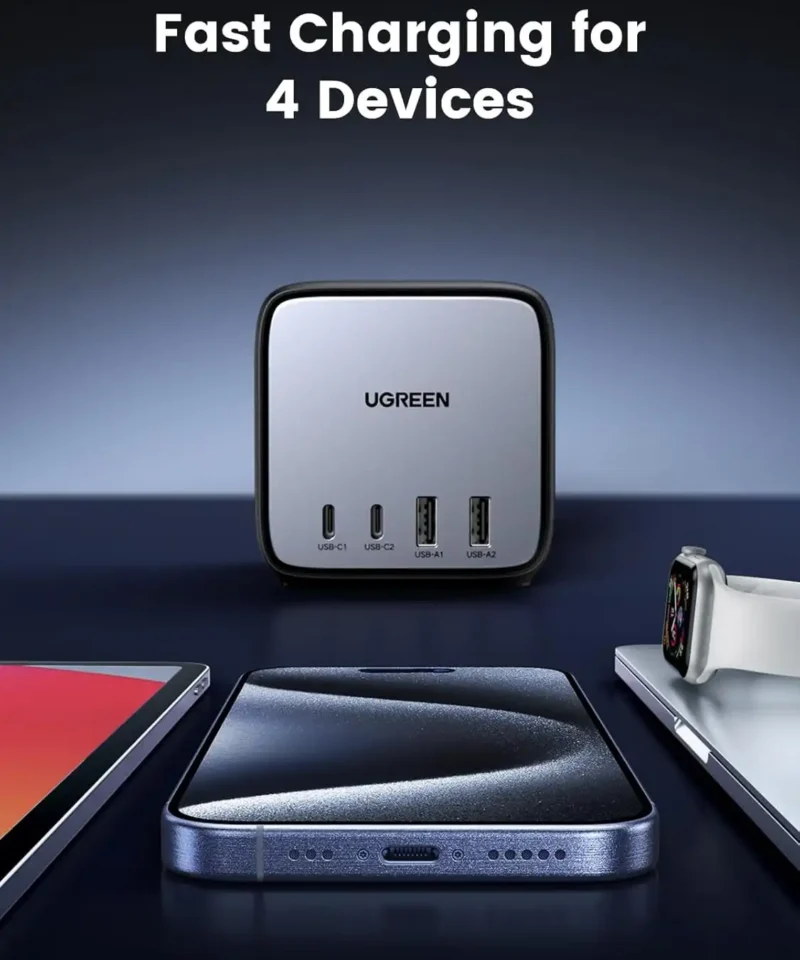 شارژر رومیزی یوگرین UGREEN 65W USB-C Charging Station CD268 EU 13 شارژر رومیزی یوگرین UGREEN 65W USB-C Charging Station CD268 EU - Image 5