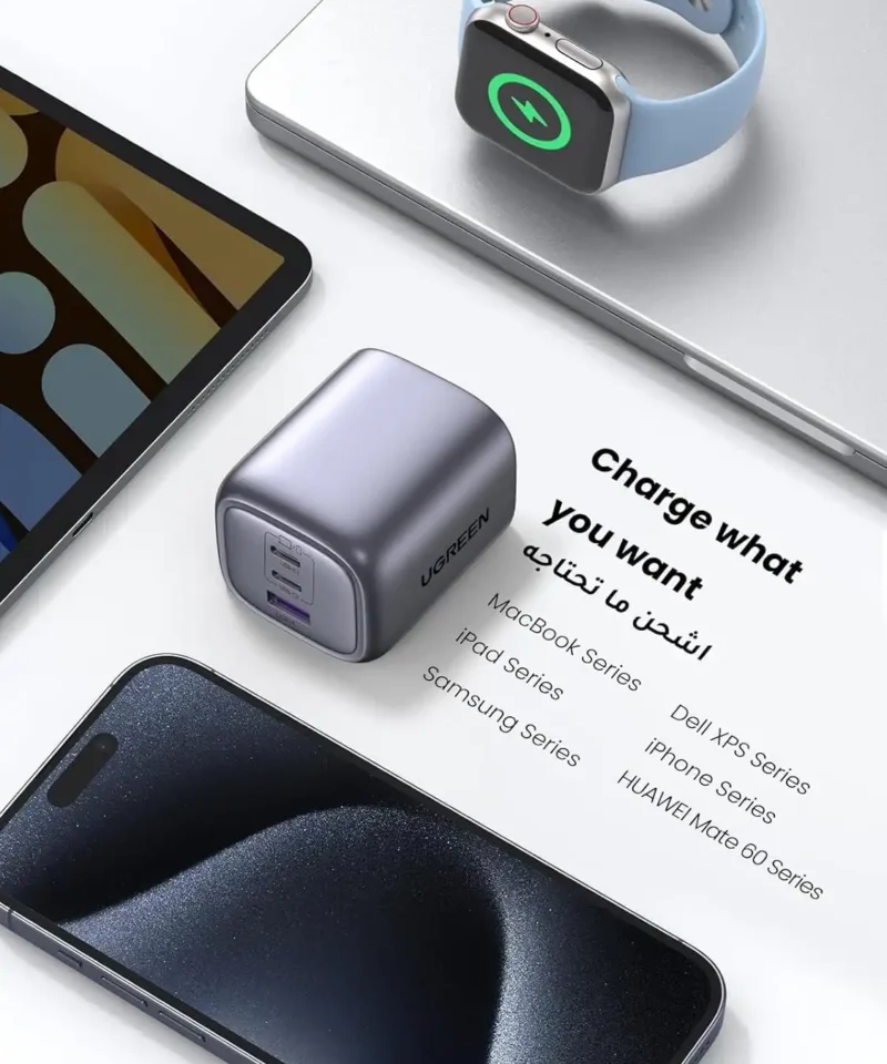 شارژر 65 وات یوگرین UGREEN USB C Charger Nexode 65W CD306 - Image 5