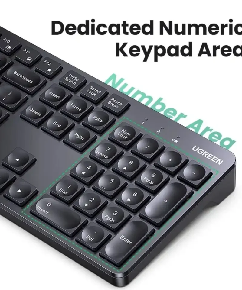 کیبورد بی سیم یوگرین Ugreen Wireless Keyboard KU004 15 کیبورد بی سیم یوگرین Ugreen Wireless Keyboard KU004 - Image 7