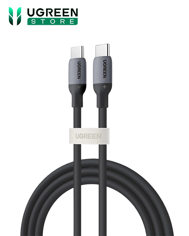 کابل 1 متر یوگرین UGREEN USB C to USB C Silicone 1m Cable US563