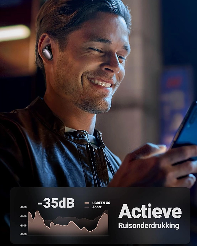 یوگرین استور 63 Alternative view of هدفون یوگرین Ugreen HiTune X6 ANC Earphones WS118