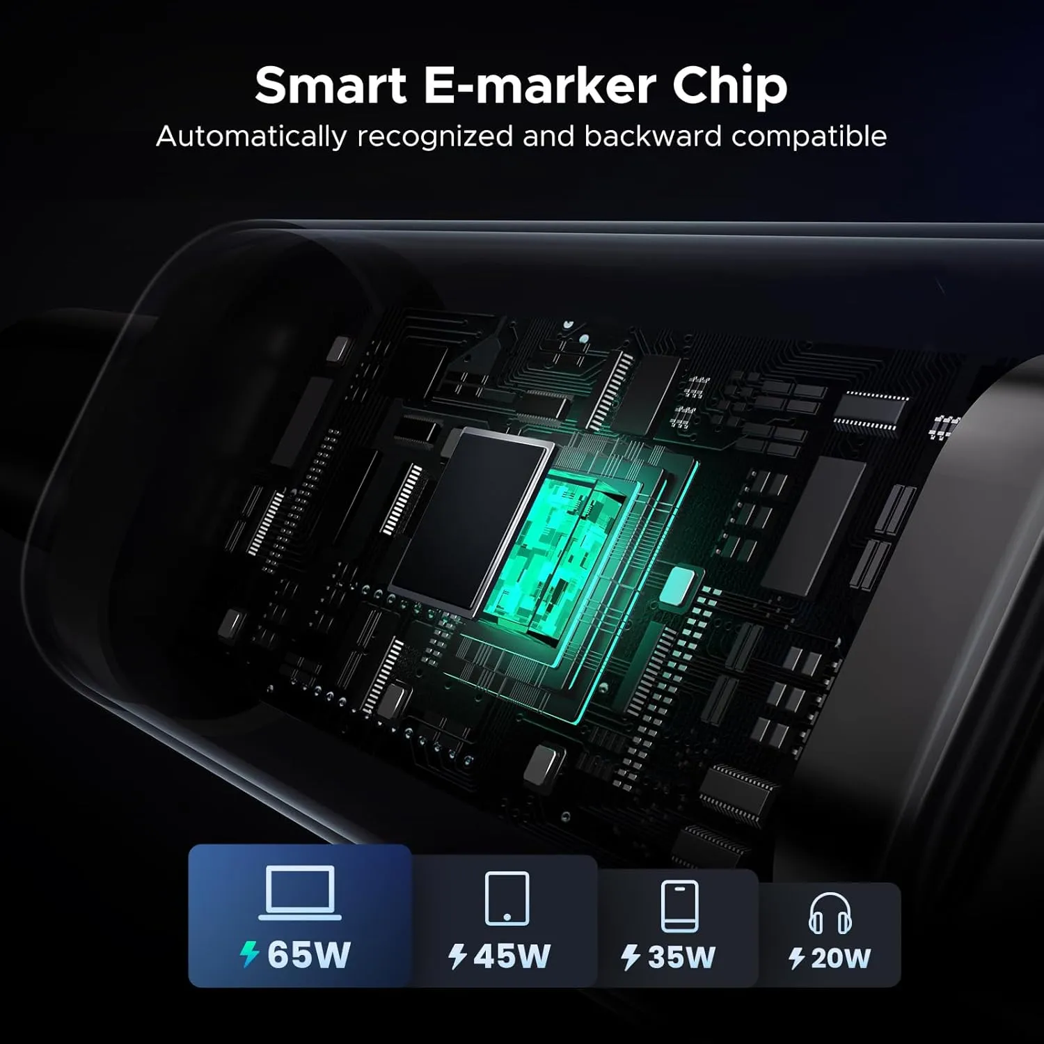 کابل شارژ 1 متر یوگرین UGREEN Uno 100W USB C to USB C 100CM Cable L509 8 کابل شارژ 1 متر یوگرین UGREEN Uno 100W USB C to USB C 100CM Cable L509 - Image 8