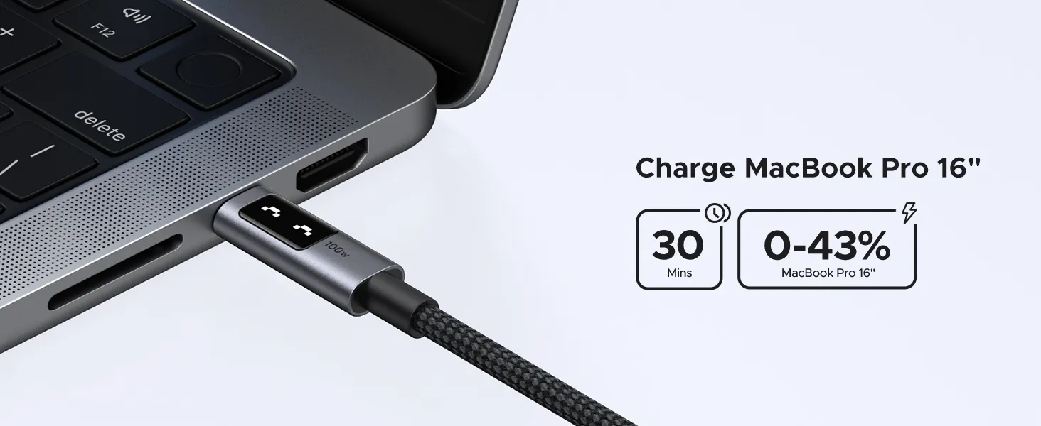 کابل شارژ 1 متر یوگرین UGREEN Uno 100W USB C to USB C 100CM Cable L509 17 L509 5