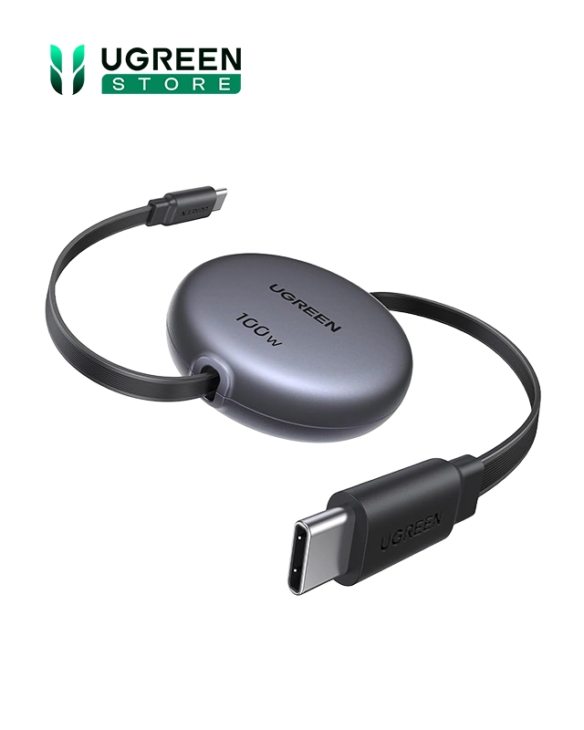 کابل شارژ 1 متر یوگرین UGREEN 100W Nexode Retractable USB C Cable L531