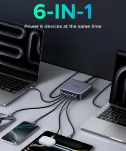 Alternative view of شارژر رومیزی ۲۰۰ وات یوگرین UGREEN Nexode 200W GaN Desktop Charger CD271