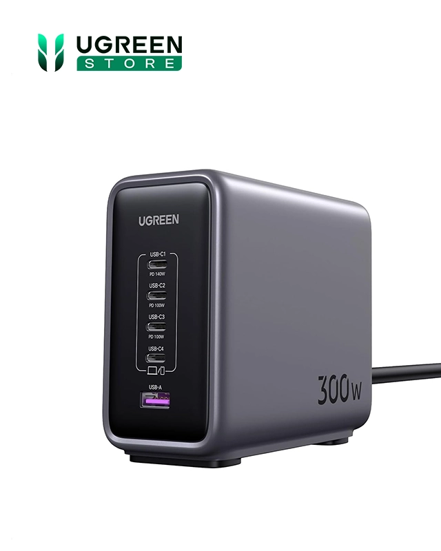 شارژر رومیزی ۳۰۰ وات یوگرین UGREEN Nexode 300W GaN Charging Station CD333