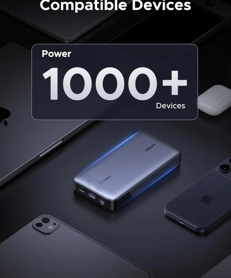 پاوربانک 25000 میلی آمپر یوگرین UGREEN Nexode 25000mAh 145W PB205 10 پاوربانک 25000 میلی آمپر یوگرین UGREEN Nexode 25000mAh 145W PB205 - Image 3