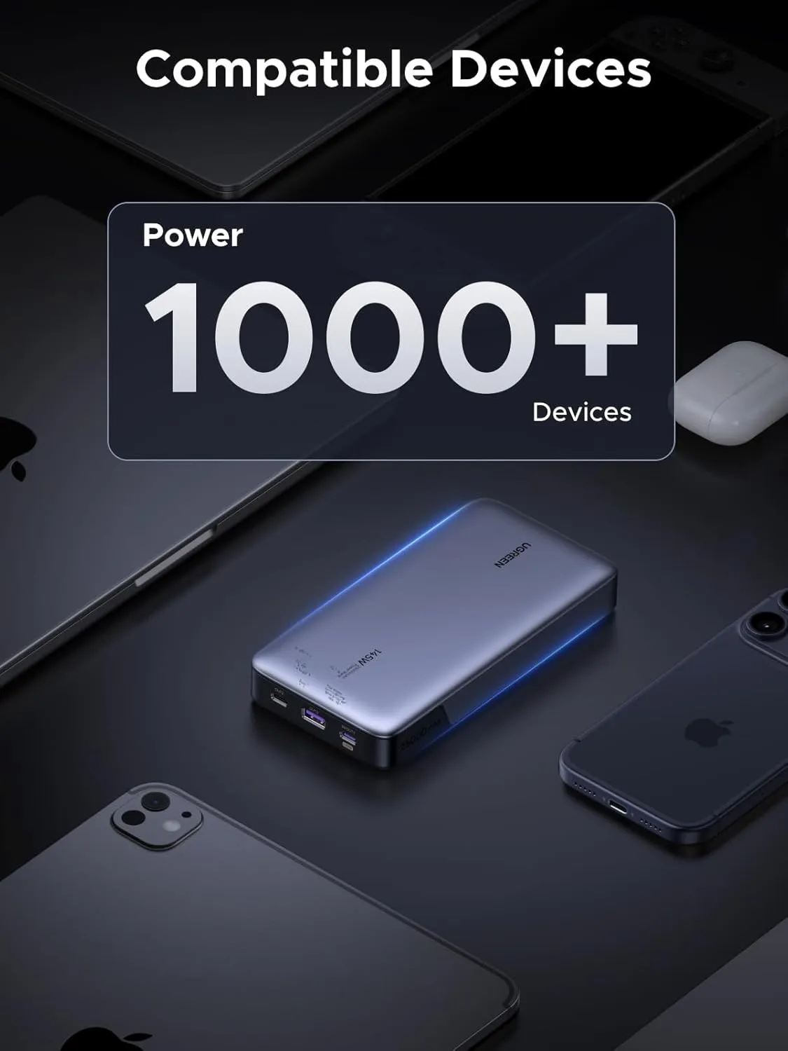 پاوربانک 25000 میلی آمپر یوگرین UGREEN Nexode 25000mAh 145W PB205 3 پاوربانک 25000 میلی آمپر یوگرین UGREEN Nexode 25000mAh 145W PB205 - Image 3