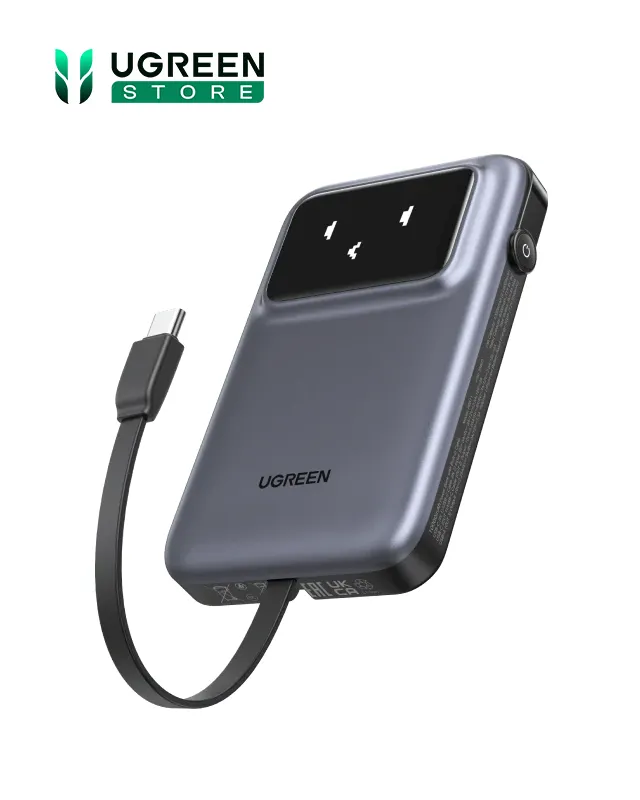 پاوربانک 10000 میلی آمپر مگ سیف یوگرین UGREEN Uno Power Bank 10000mAh 30W PB511