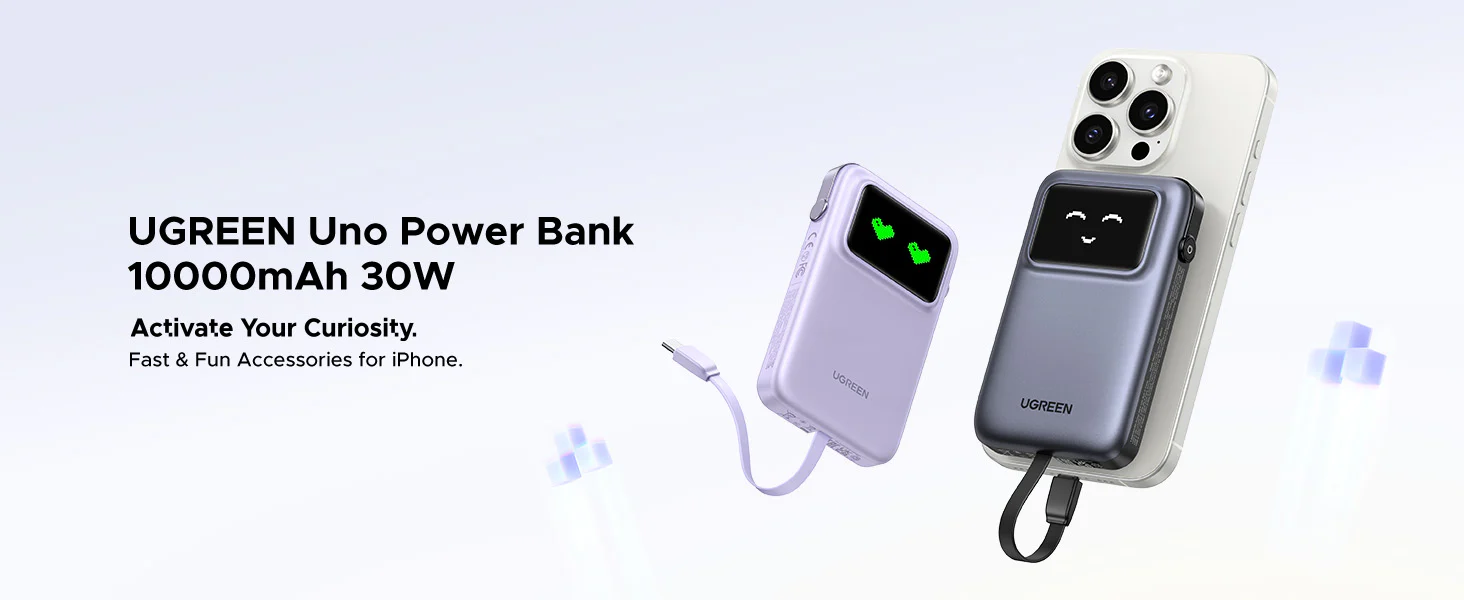 پاوربانک 10000 میلی آمپر مگ سیف یوگرین UGREEN Uno Power Bank 10000mAh 30W PB511 18 UGREEN Uno Power Bank 10000mAh 30W PB511