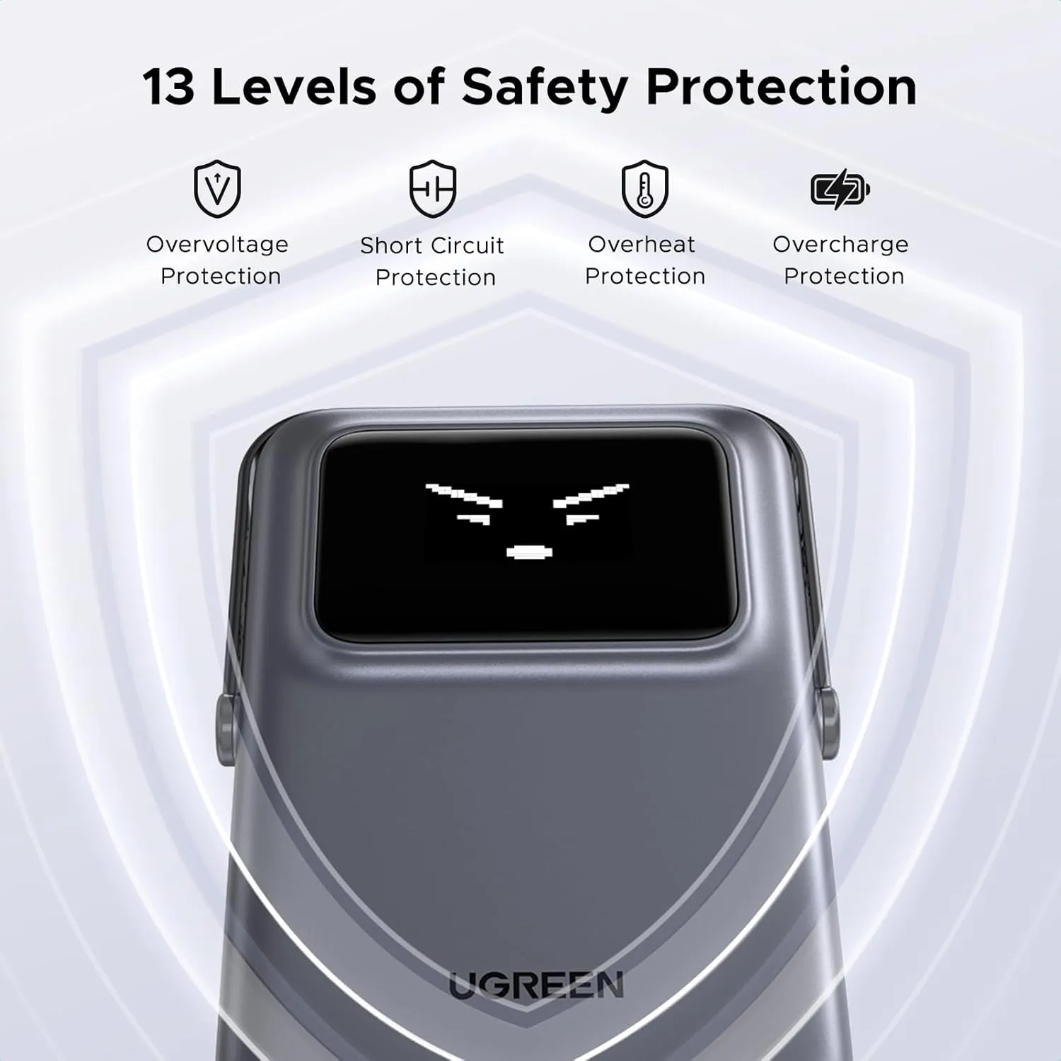 پاوربانک مگ سیف 10000 میلی آمپر یوگرین UGREEN Uno Series Magnetic Wireless Power Bank 10000mAh PB572 4 پاوربانک مگ سیف 10000 میلی آمپر یوگرین UGREEN Uno Series Magnetic Wireless Power Bank 10000mAh PB572 - Image 4