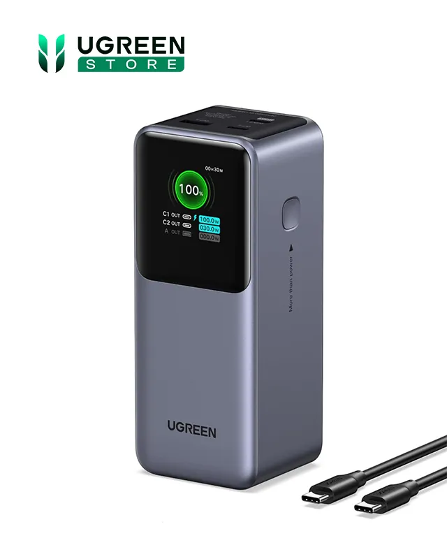 پاوربانک 20000 میلی آمپر یوگرین UGREEN Nexode Power Bank 20000mAh 130W PB721