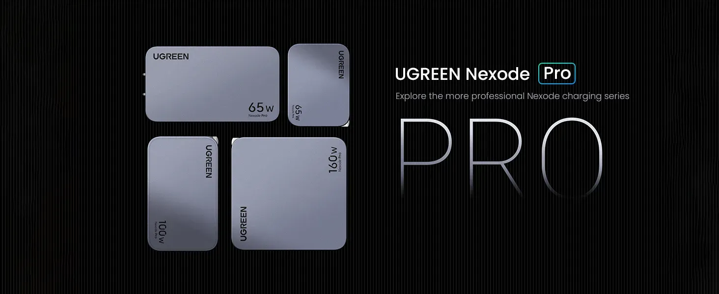 شارژر دیواری 100 وات یوگرین UGREEN Nexode Pro 100W GaN USB C Wall Charger X757 + کابل USB C 16 UGREEN Nexode Pro 100W GaN USB C Wall Charger X757