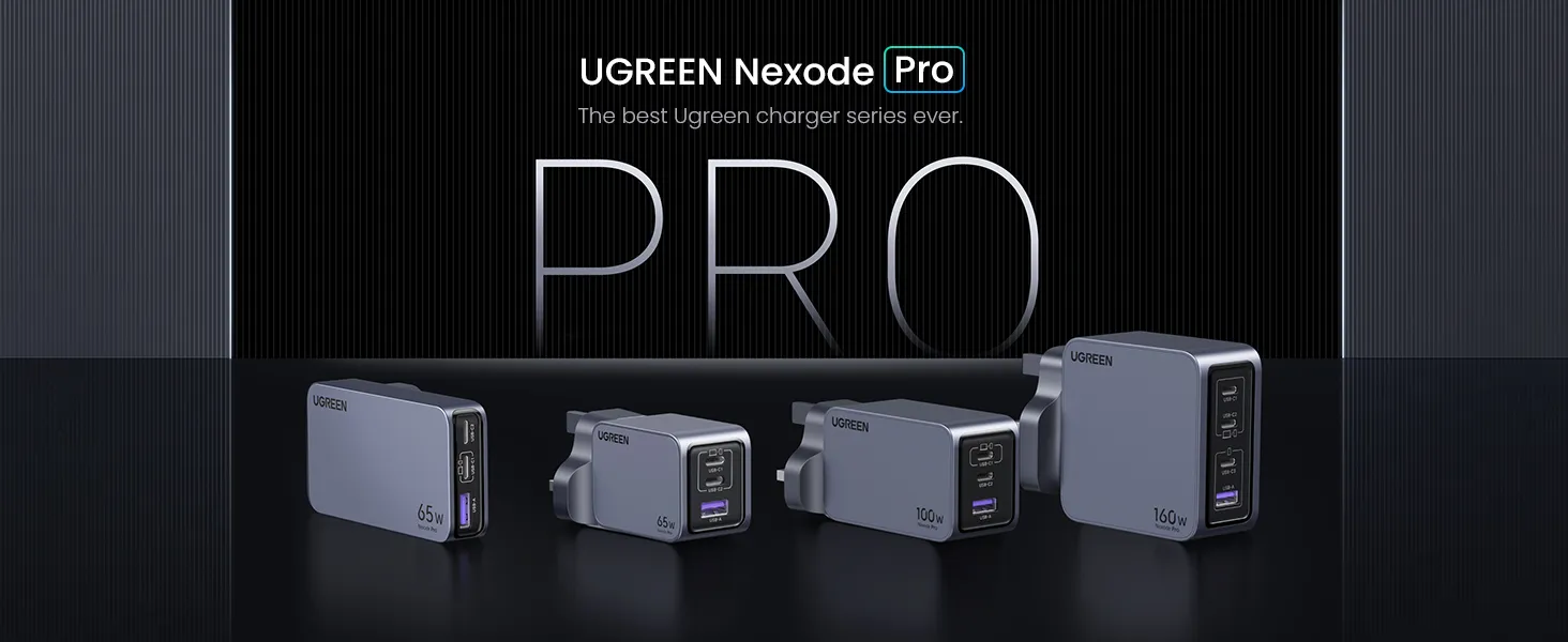 شارژر دیواری ۱۶۰ وات یوگرین UGREEN Nexode Pro 160W GaN Charger X763 18 UGREEN Nexode Pro 160W GaN Charger X763