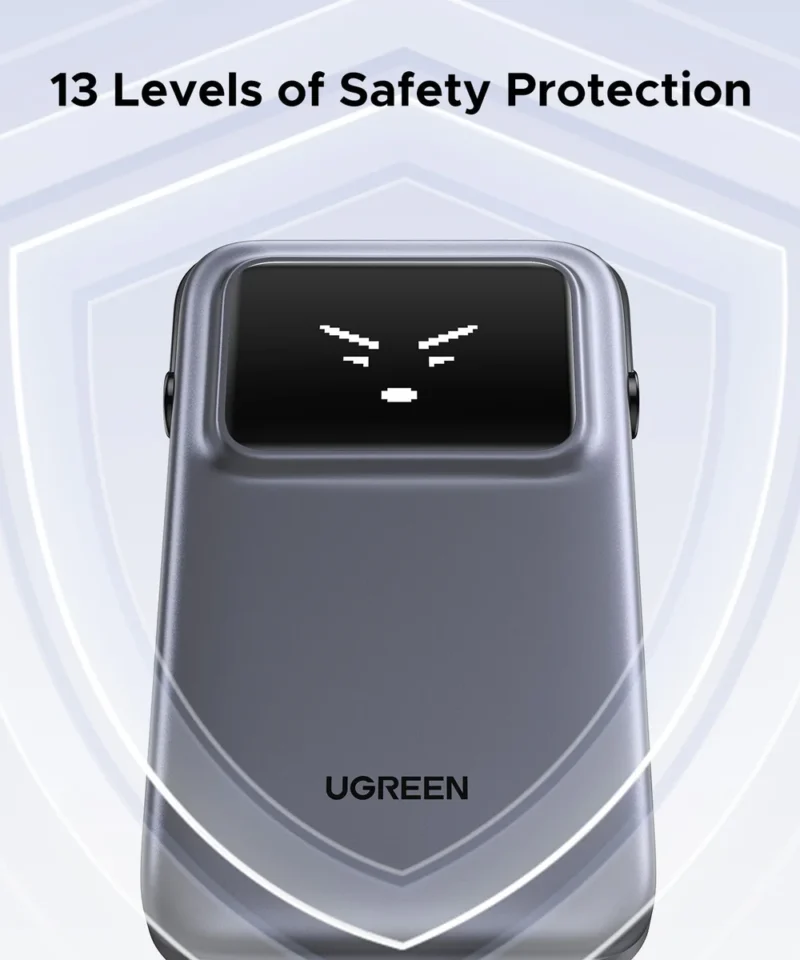 پاوربانک 10000 میلی آمپر مگ سیف یوگرین UGREEN Uno Power Bank 10000mAh 30W PB511 15 پاوربانک 10000 میلی آمپر مگ سیف یوگرین UGREEN Uno Power Bank 10000mAh 30W PB511 - Image 7
