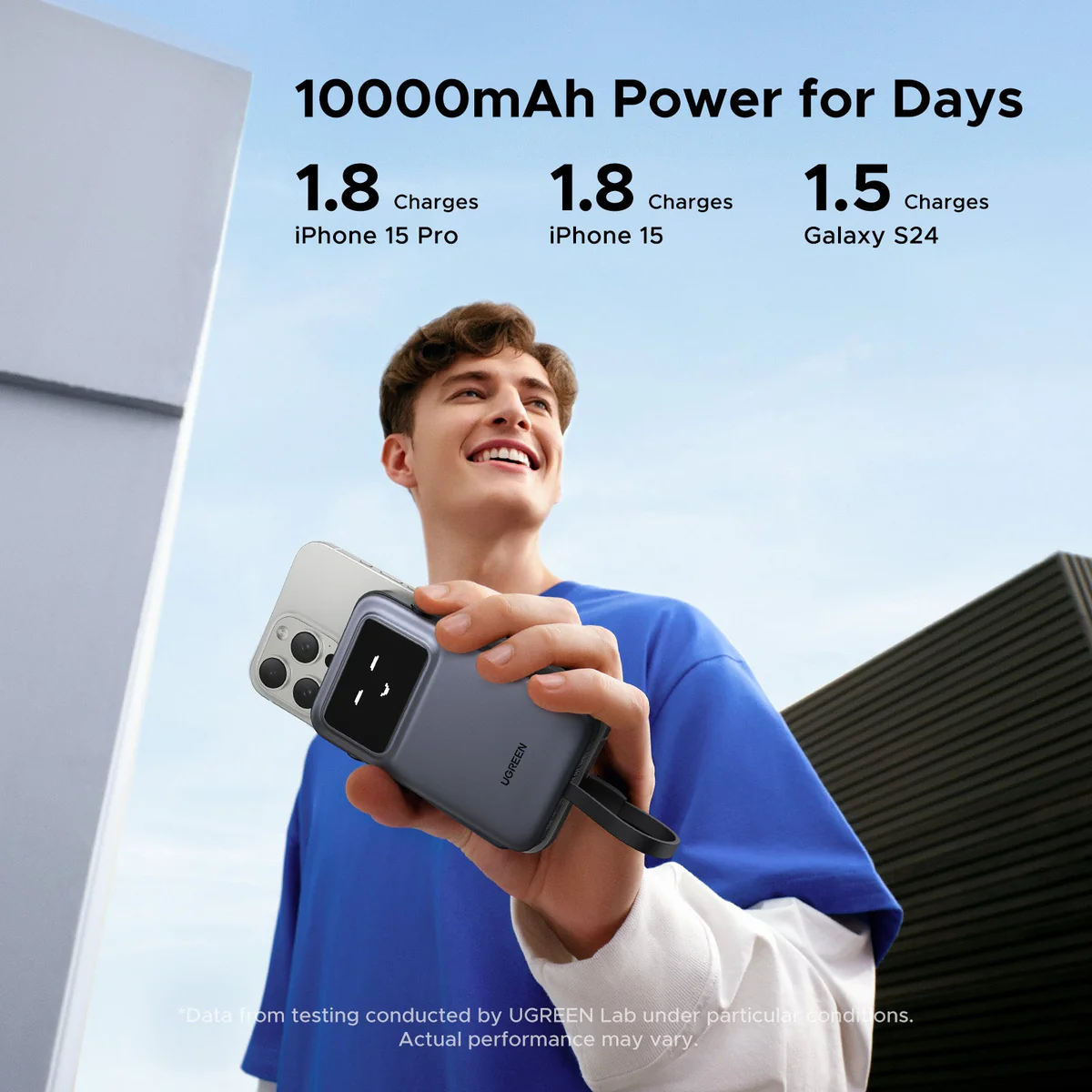 پاوربانک 10000 میلی آمپر مگ سیف یوگرین UGREEN Uno Power Bank 10000mAh 30W PB511 8 پاوربانک 10000 میلی آمپر مگ سیف یوگرین UGREEN Uno Power Bank 10000mAh 30W PB511 - Image 8